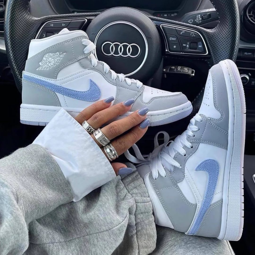 Nike Air Jordan 1 Mid 'Wolf Grey' - Clipped AU