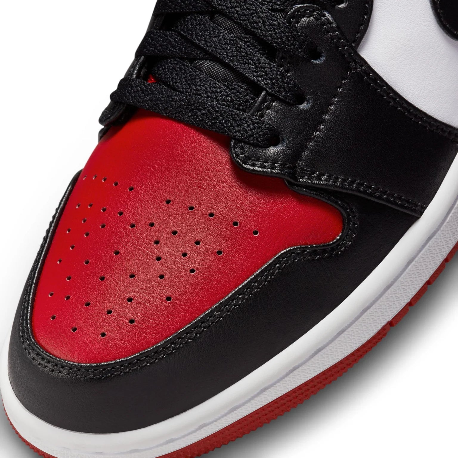 Men's Nike Air Jordan 1 Low 'Bred Toe'