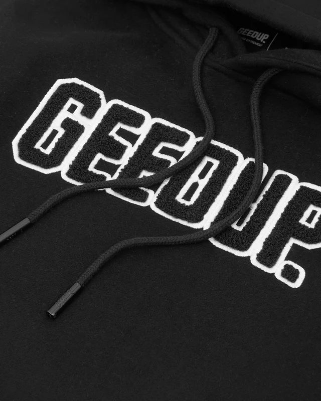 Geedup Play For Keeps Hoodie - Black/ White - Clipped AU